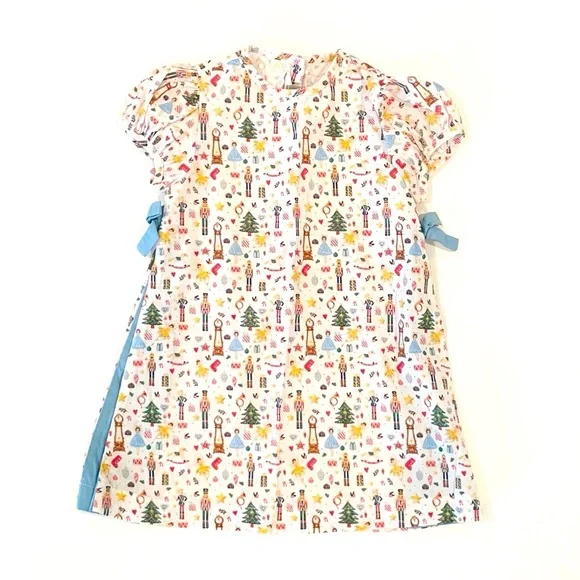 James & Lottie 2T Nutcracker Print Dress - Picture 1 of 8